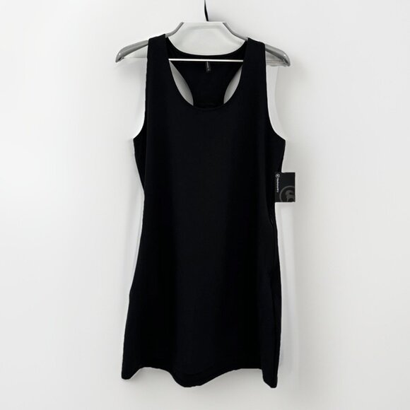 Backcountry Black On the Go Athletic Dress size S Women's Racerback Zip Pockets - Picture 1 of 10
